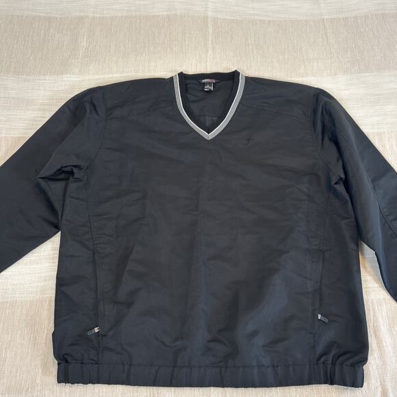 BUBBA GOLF Steve & Barry's Size L Men's Pullover V-Neck Windbreaker Jacket Large - Picture 3 of 10